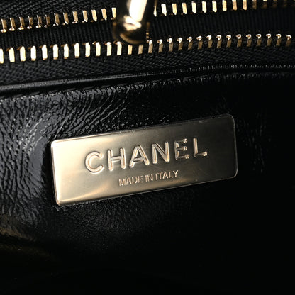 Chanel Aged Calfskin Quilted Mini 31 Shopping Bag Black 6 of 10