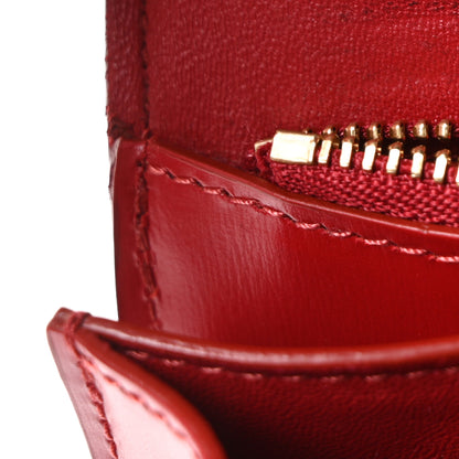 Celine Box Calfskin Medium Classic Box Flap Bag Red 8 of 11