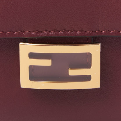 Fendi Vitello Grace Matte Mini Fendi Cam Barolo 8 of 9