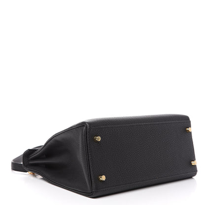 Hermes Togo Kelly Retourne 28 Black 3 of 9