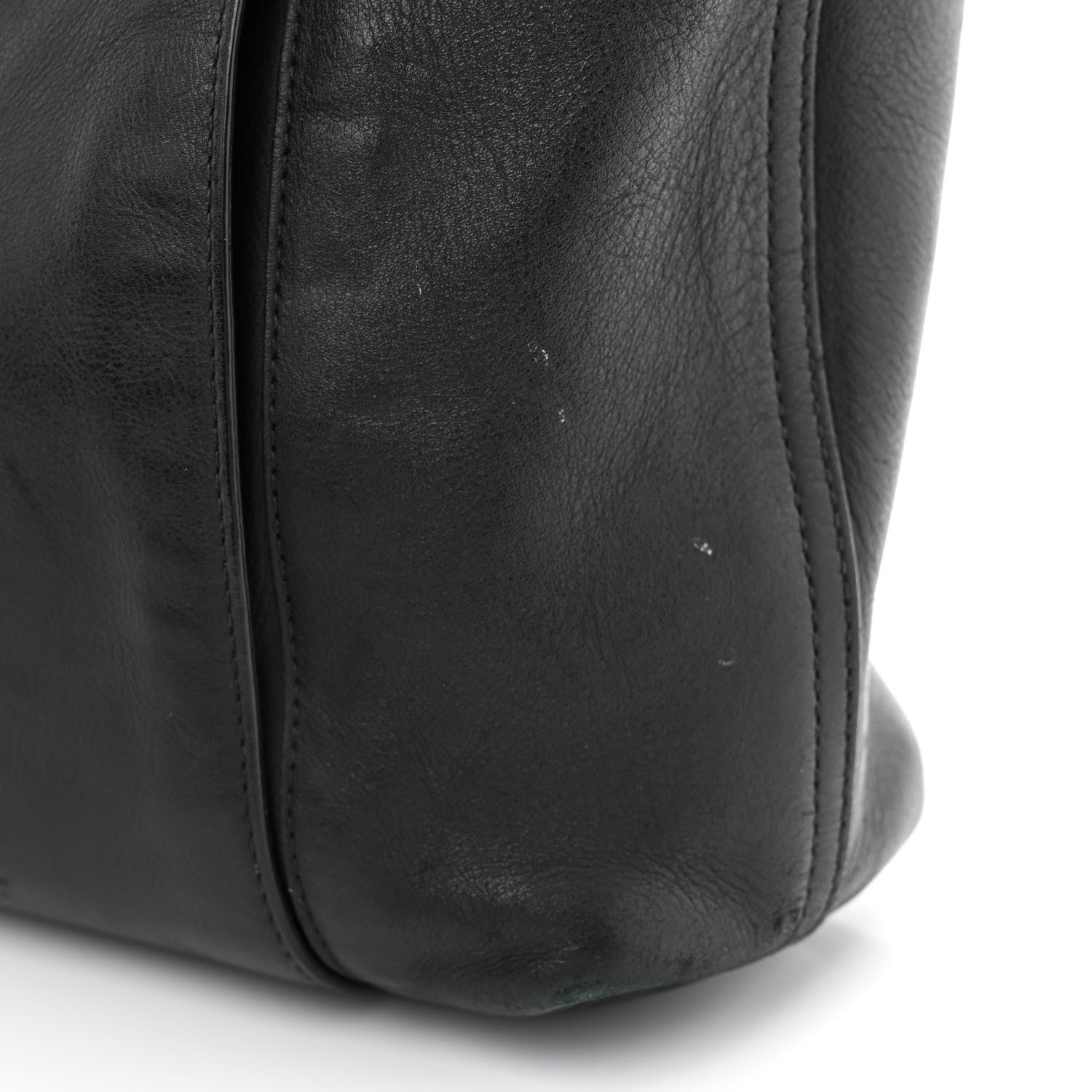 Bottega Veneta Calfskin Front Pocket Tote Black 14 of 19