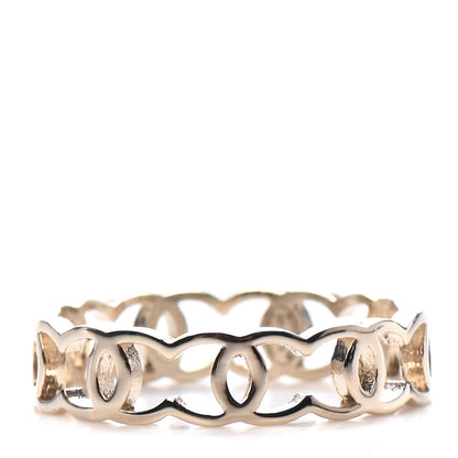 Chanel Metal CC Ring 7 Gold 1 of 3