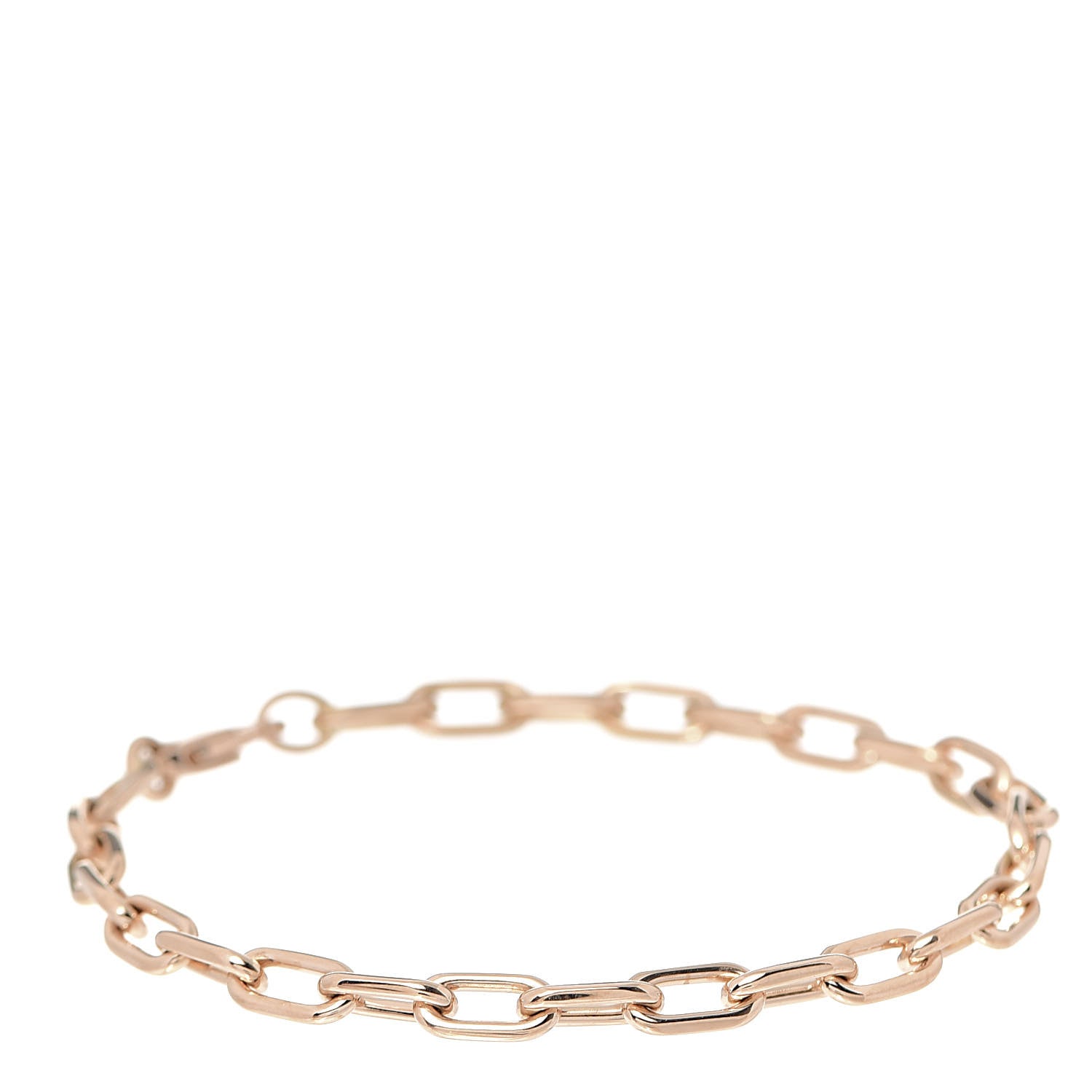 Cartier 18K Pink Gold Spartacus Link Chain Bracelet 1 of 6