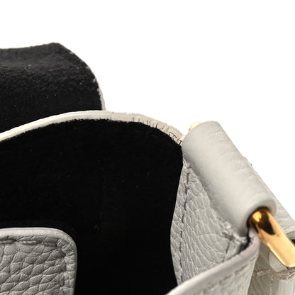 Burberry Grainy Calfskin Embossed Small Messenger White 9 of 13