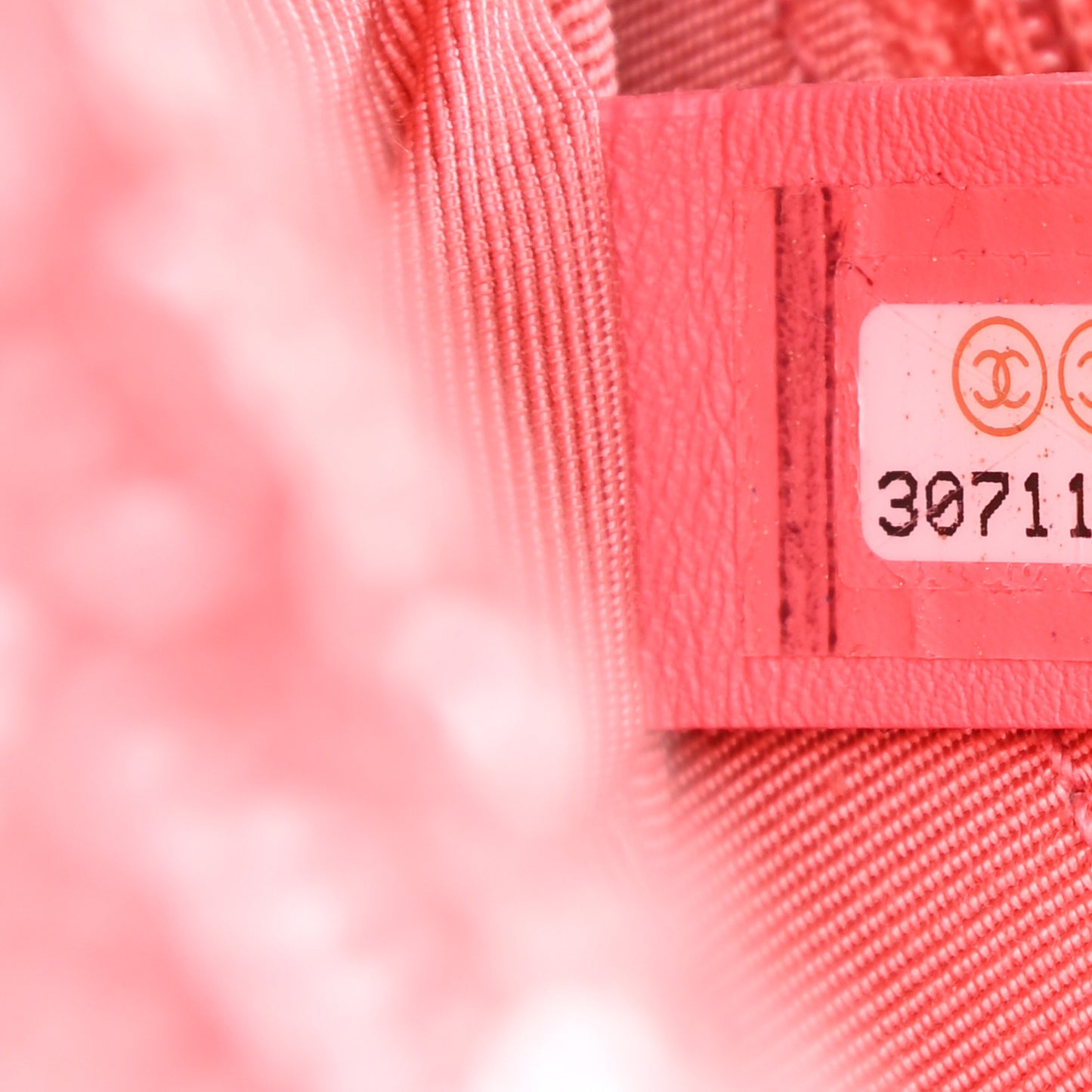 Sequin Quilted Medium Chanel 19 Flap Coral