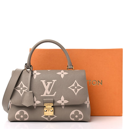 Louis Vuitton Empreinte Monogram Giant Madeleine MM Dove Grey Beige 9 of 9