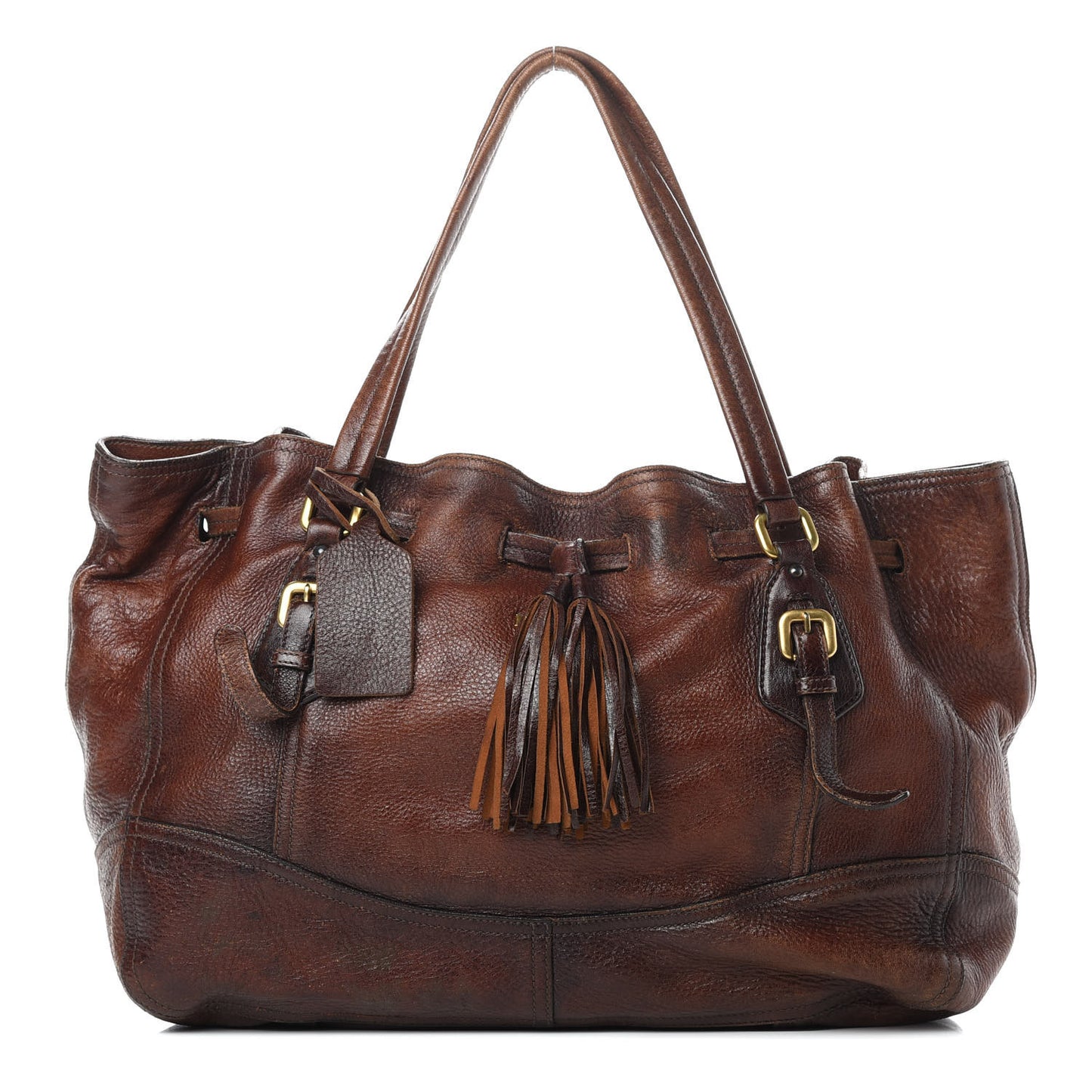 Deerskin Tote Bruciato