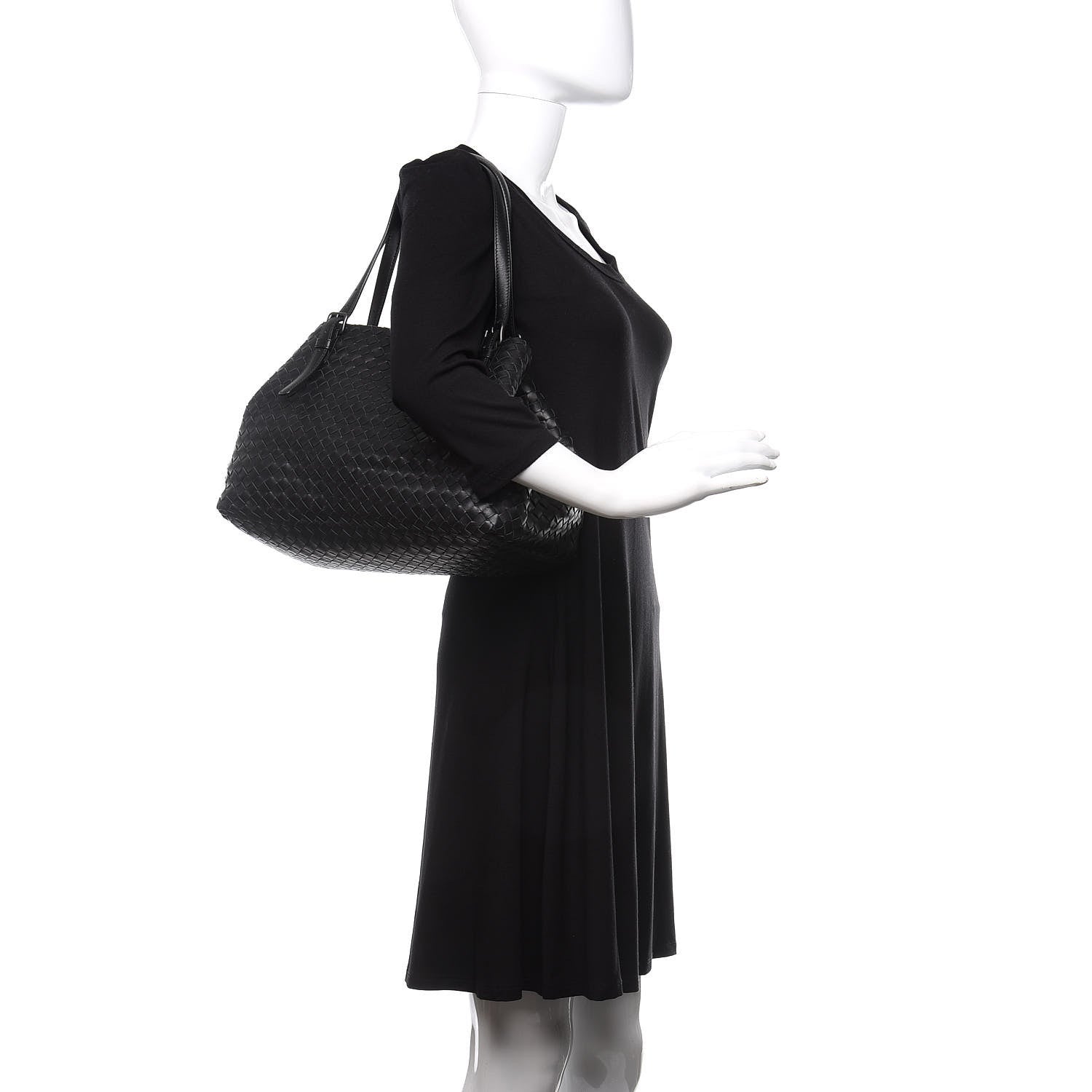 Bottega Veneta Nappa Intrecciato Medium Cesta Tote Black 2 of 9