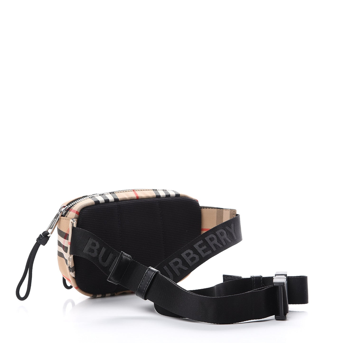 Nylon Vintage Check Small Cannon Bum Bag Archive Beige