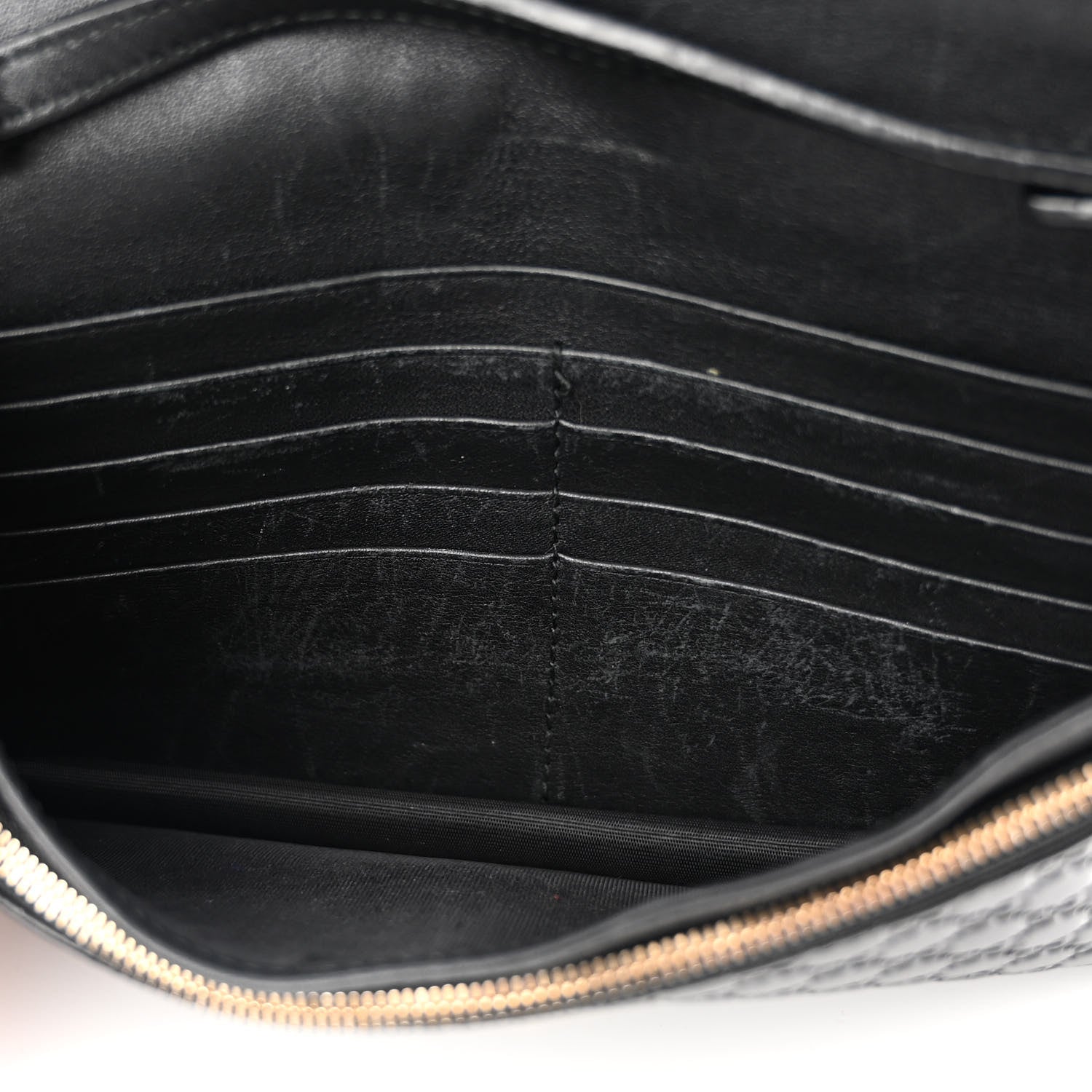 Gucci Microguccissima Crossbody Wallet Black 10 of 15