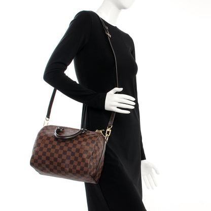 Louis Vuitton Damier Ebene Speedy Bandouliere 25 2 of 10