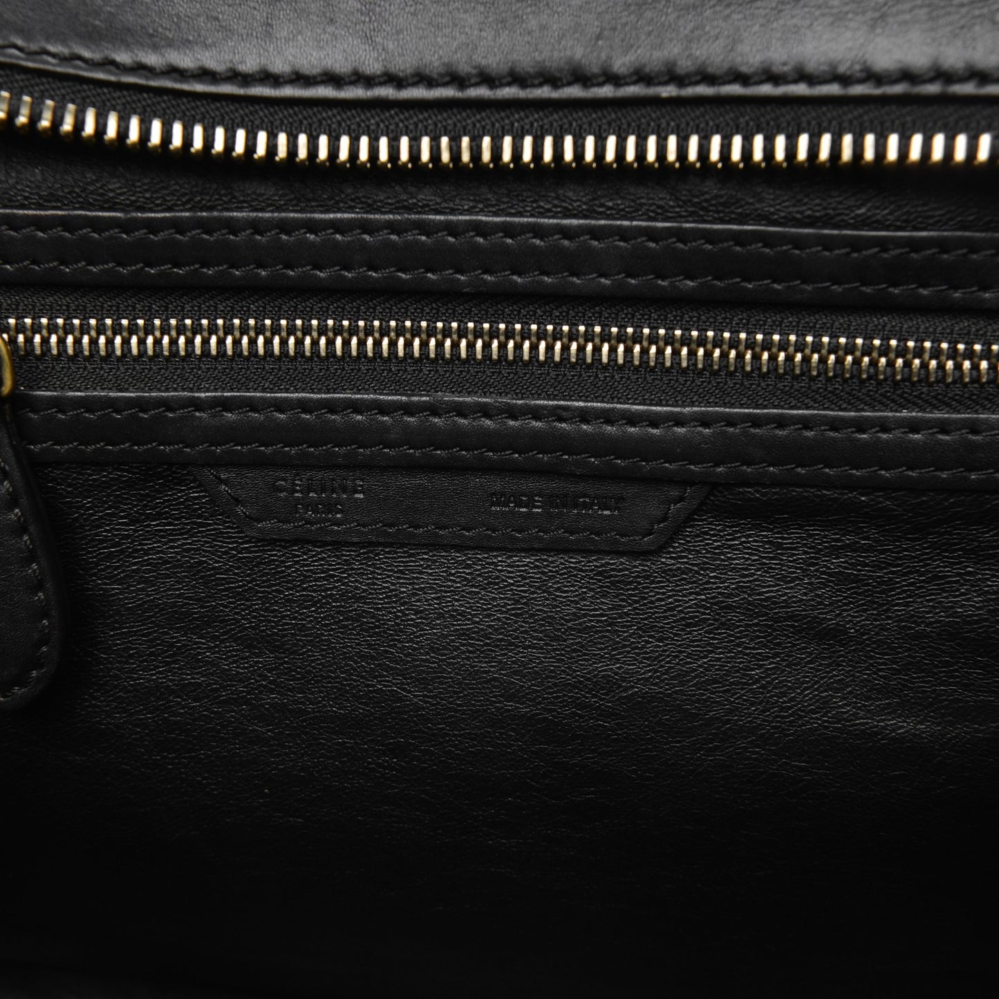 Smooth Calfskin Micro Luggage Black