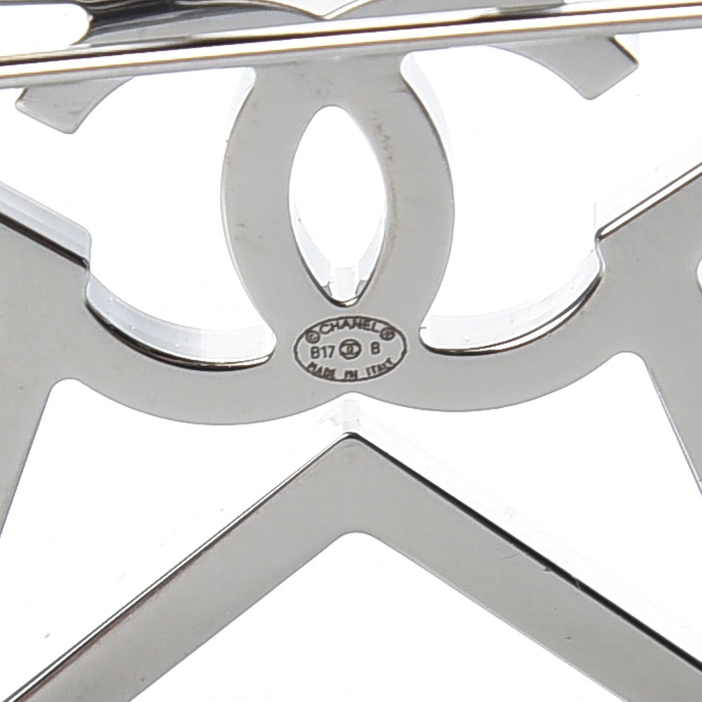 Ruthenium Crystal Star CC Brooch Blue