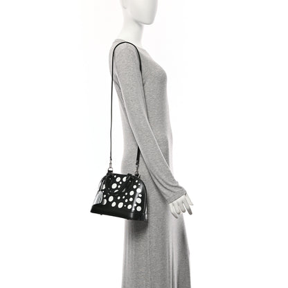 Louis Vuitton X YK Epi Alma BB Black White 2 of 10