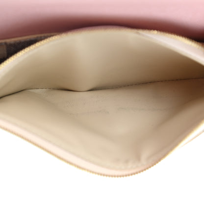 Louis Vuitton Damier Azur Emilie Wallet Rose Ballerine 6 of 8