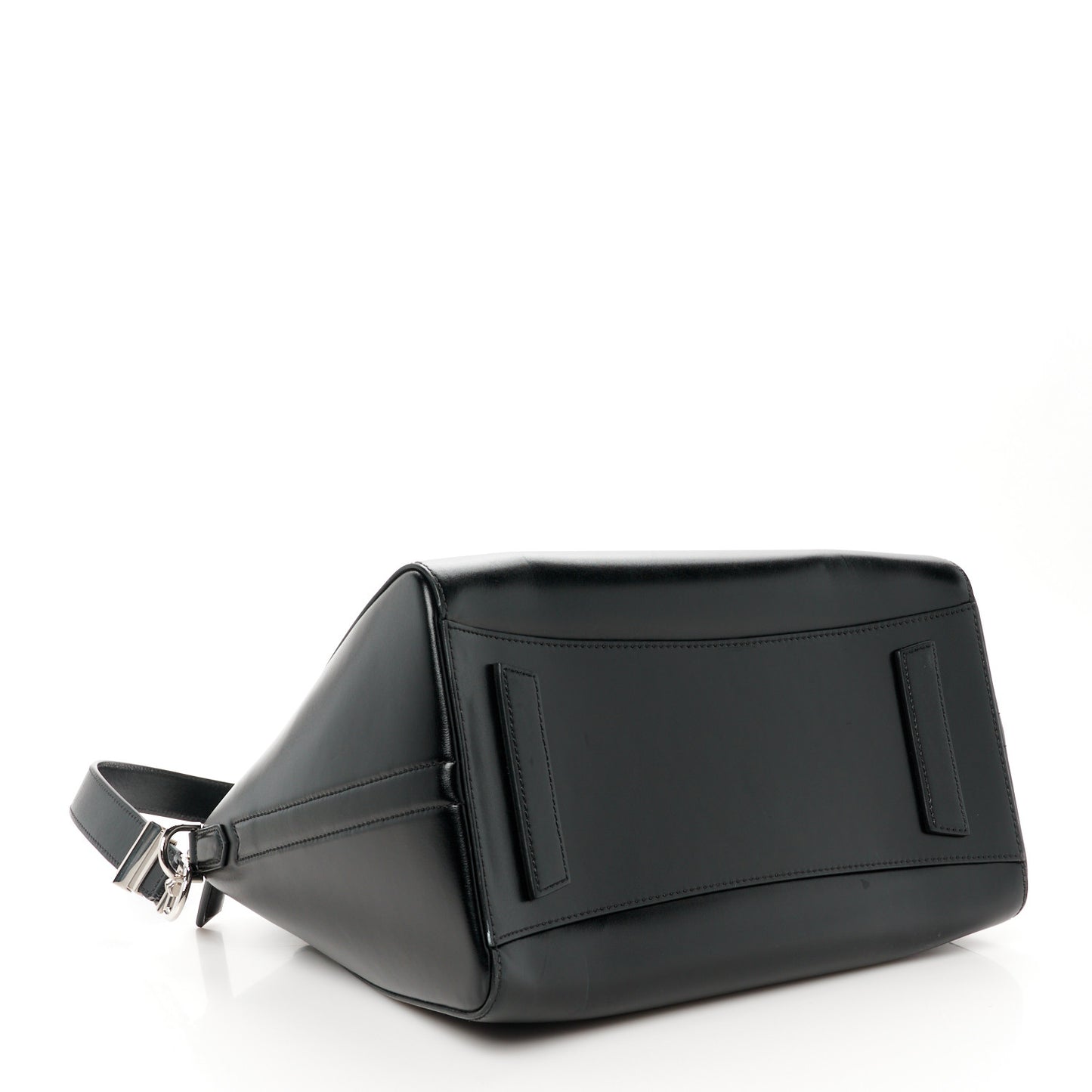 Shiny Lord Calfskin Medium Antigona Black