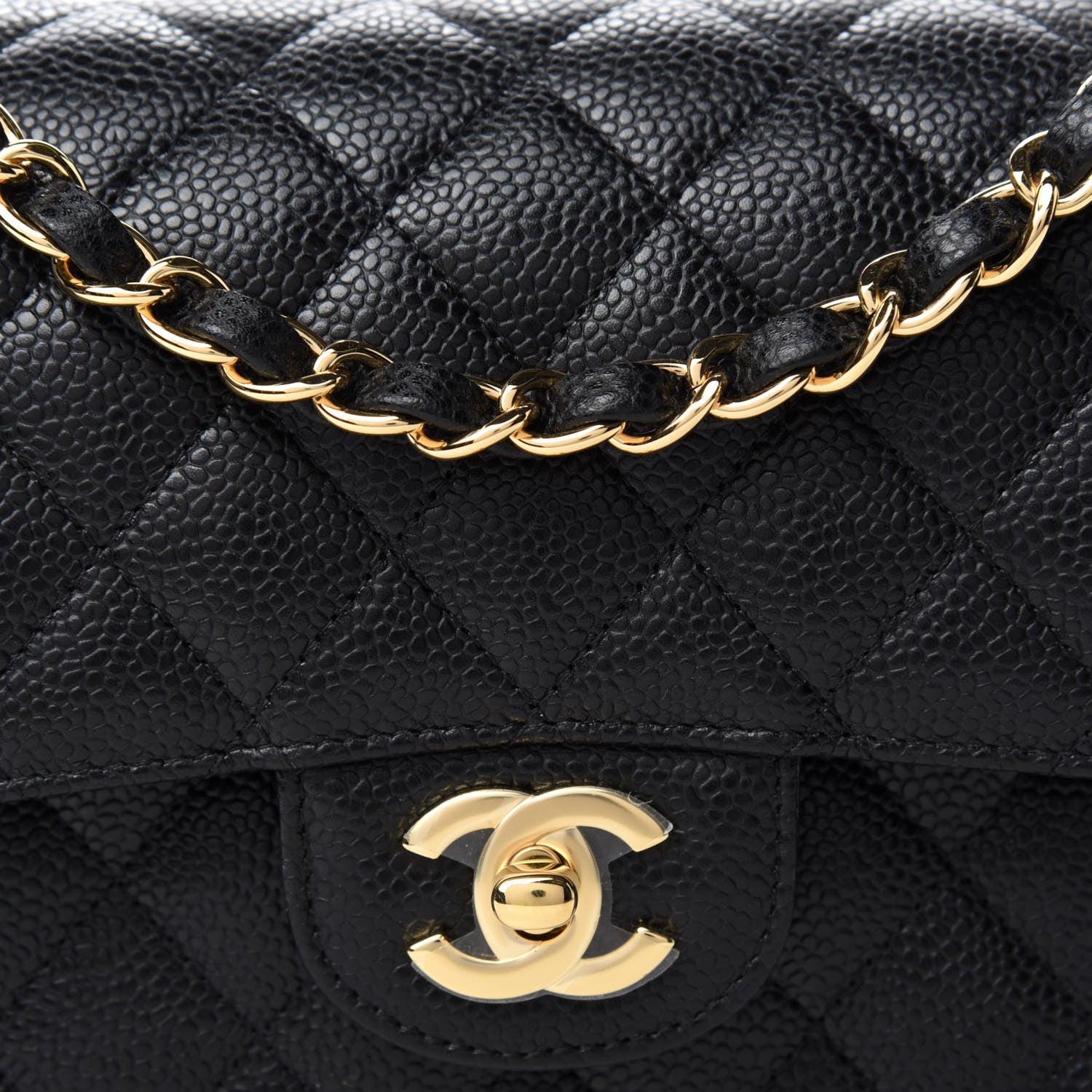 Chanel Caviar Quilted Small Double Flap Black 10 of 11