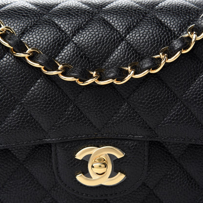 Chanel Caviar Quilted Small Double Flap Black 10 of 11