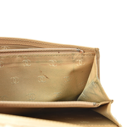 Chanel Grained Calfskin CC Button Yen Wallet Beige 11 of 19