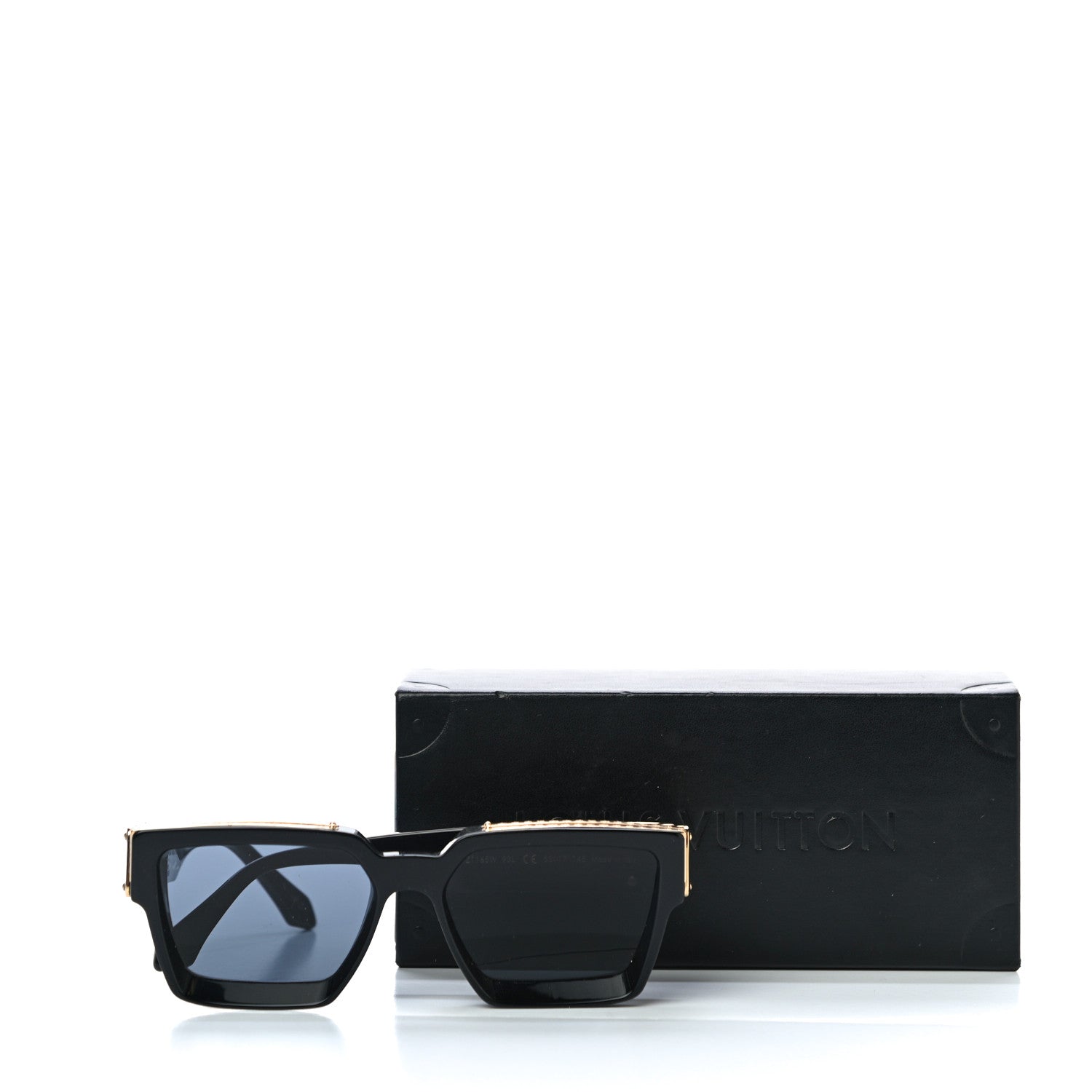 Louis Vuitton Acetate 1.1 Millionaires Sunglasses Z1165W Black 7 of 7