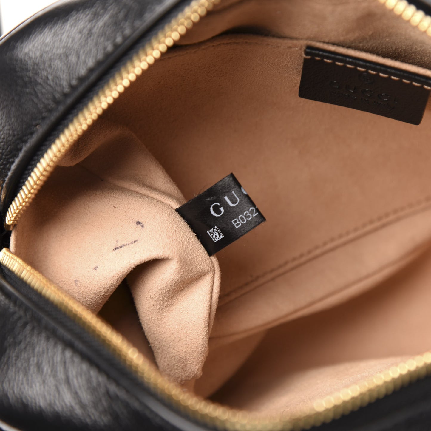 Monogram Matelasse Diagonal Small GG Marmont Chain Shoulder Bag Beige Black
