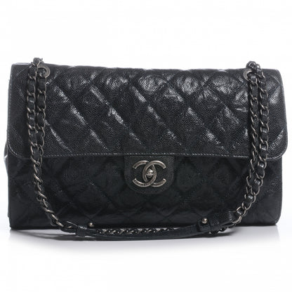 Chanel Caviar CC Crave Jumbo Flap Black 1 of 10