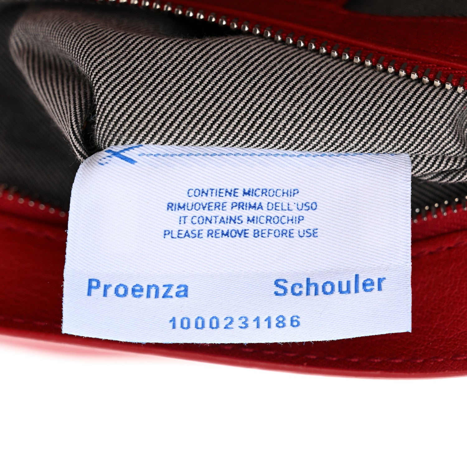 Proenza Schouler Lambskin Tiny PS1 Satchel Red 7 of 11