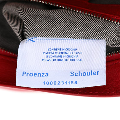 Proenza Schouler Lambskin Tiny PS1 Satchel Red 7 of 11