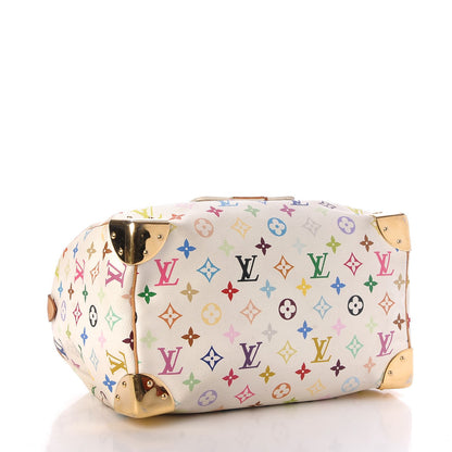 Louis Vuitton Monogram Multicolor Speedy 30 White 4 of 10