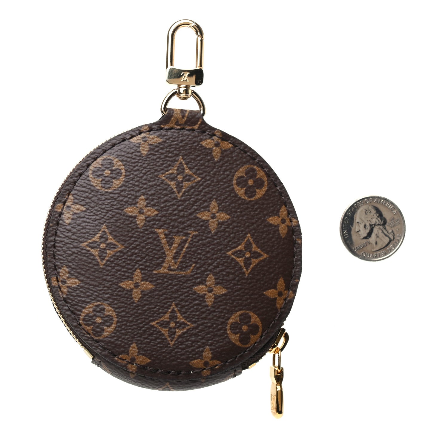 Louis Vuitton Monogram World Tour Multi Pochette Accessories Round Coin Purse 2 of 4