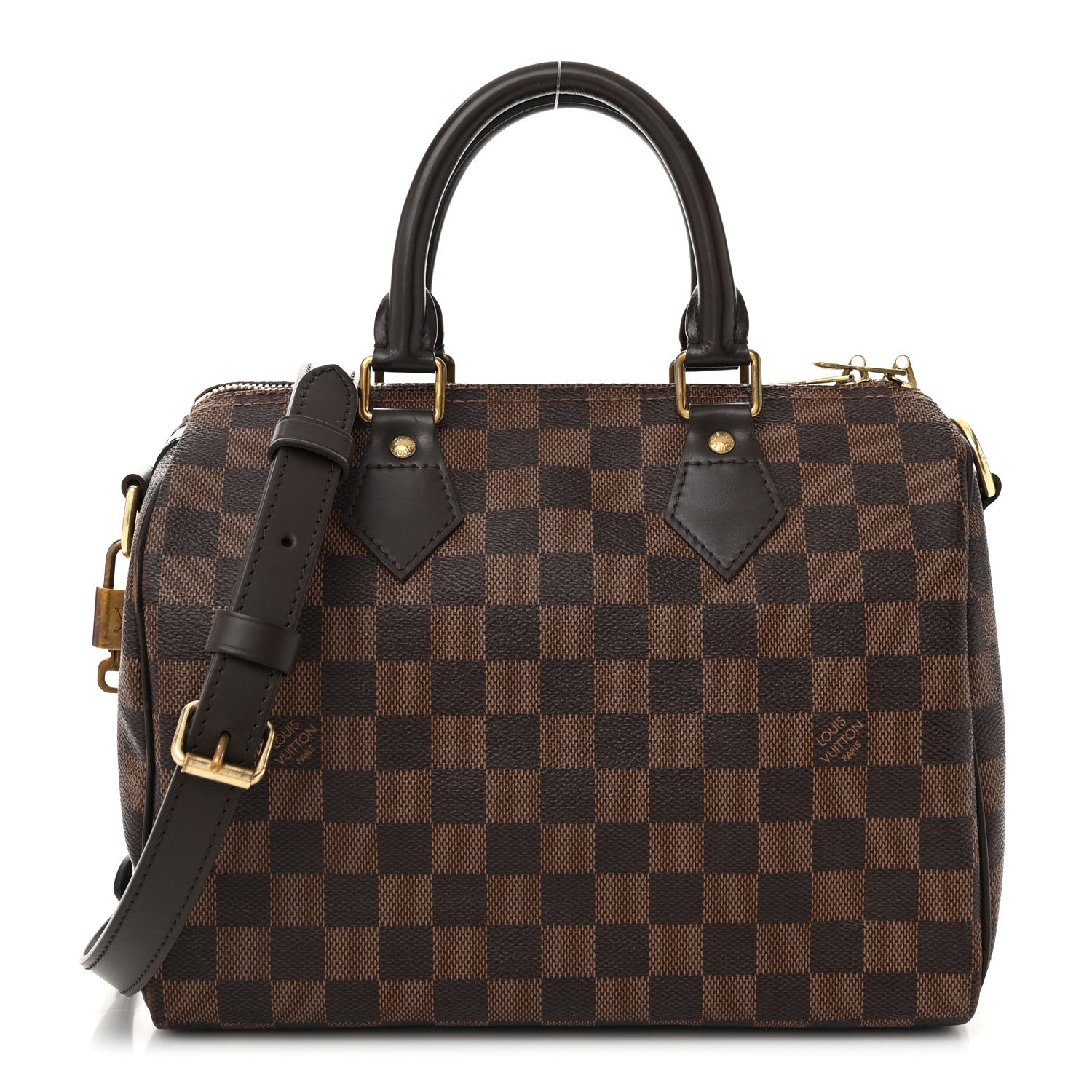 Louis Vuitton Damier Ebene Speedy Bandouliere 25 1 of 10