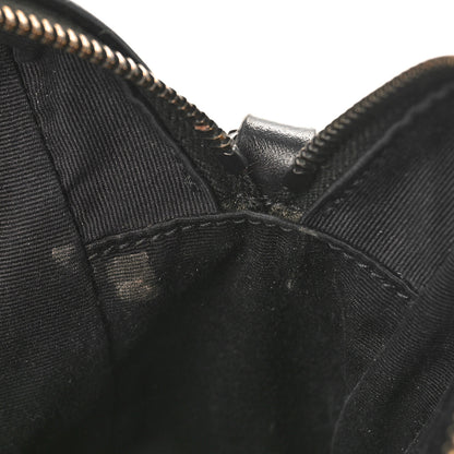 Saint Laurent Calfskin Matelasse Monogram Monochrome Lou Camera Bag Black 10 of 11