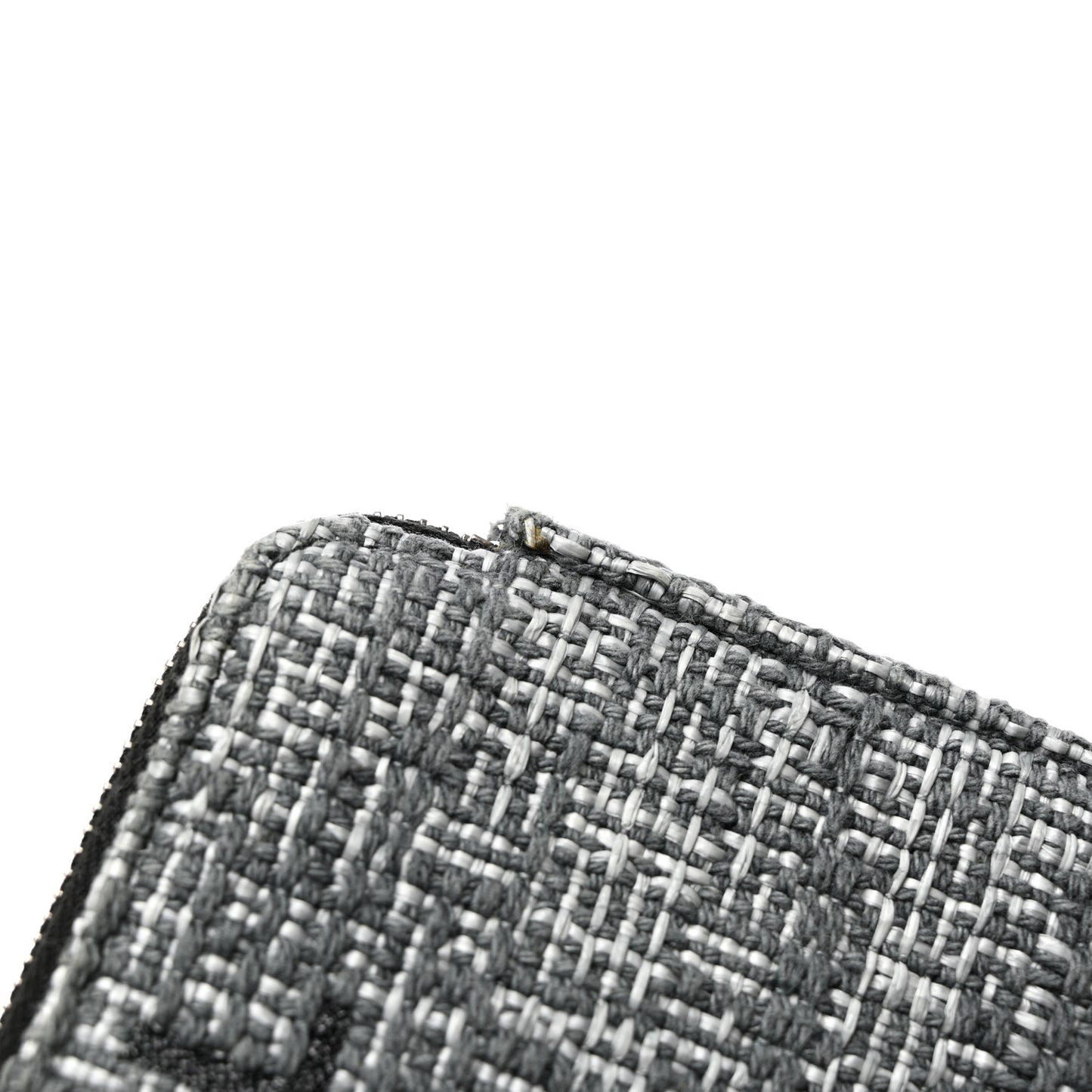 Canvas Small Deauville Clutch With Chain Charcoal