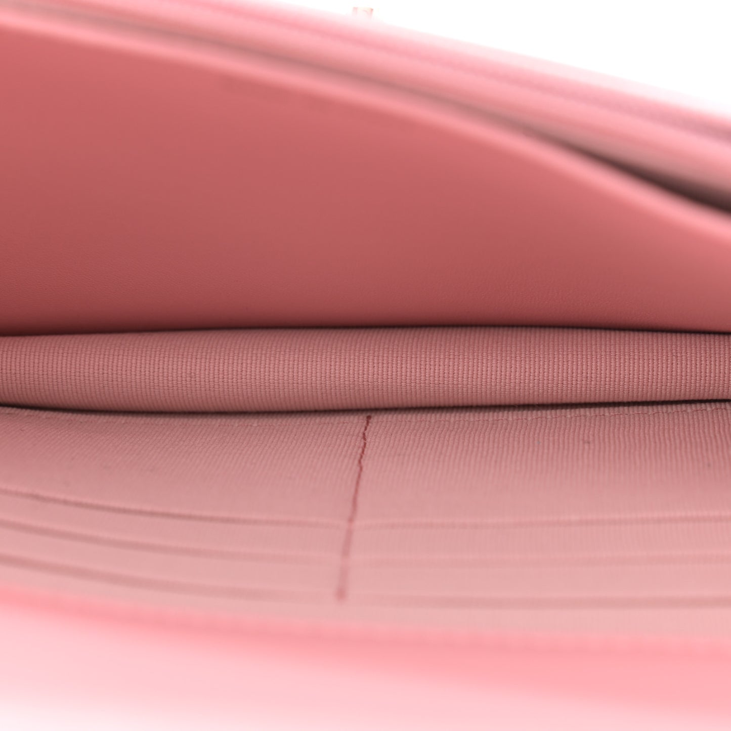 Lambskin Quilted Trendy CC Wallet On Chain WOC Pink