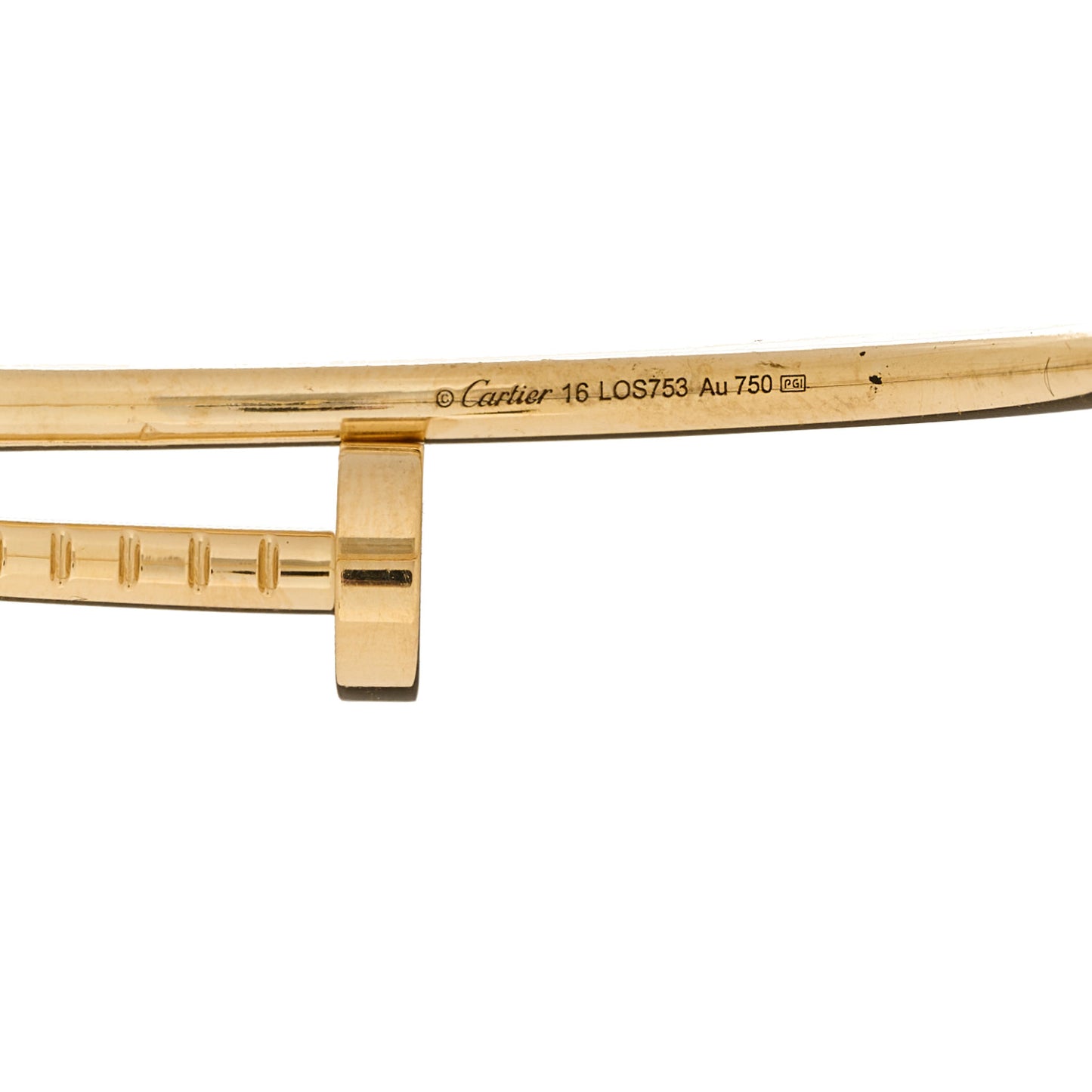 18K Yellow Gold Small Juste Un Clou Bracelet 16