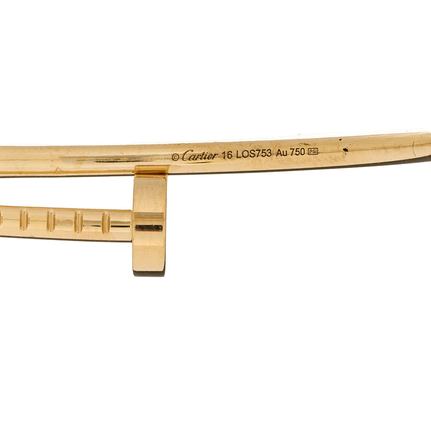 Cartier 18K Yellow Gold Small Juste Un Clou Bracelet 16 3 of 4