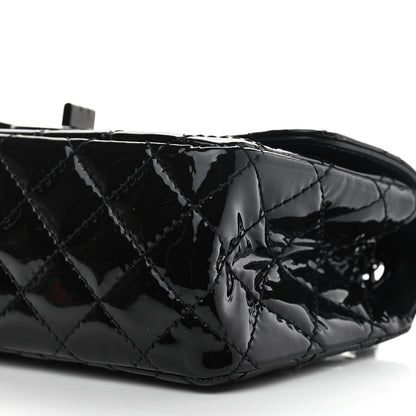 Chanel Patent Calfskin Quilted 2.55 Reissue Mini Flap So Black 10 of 11