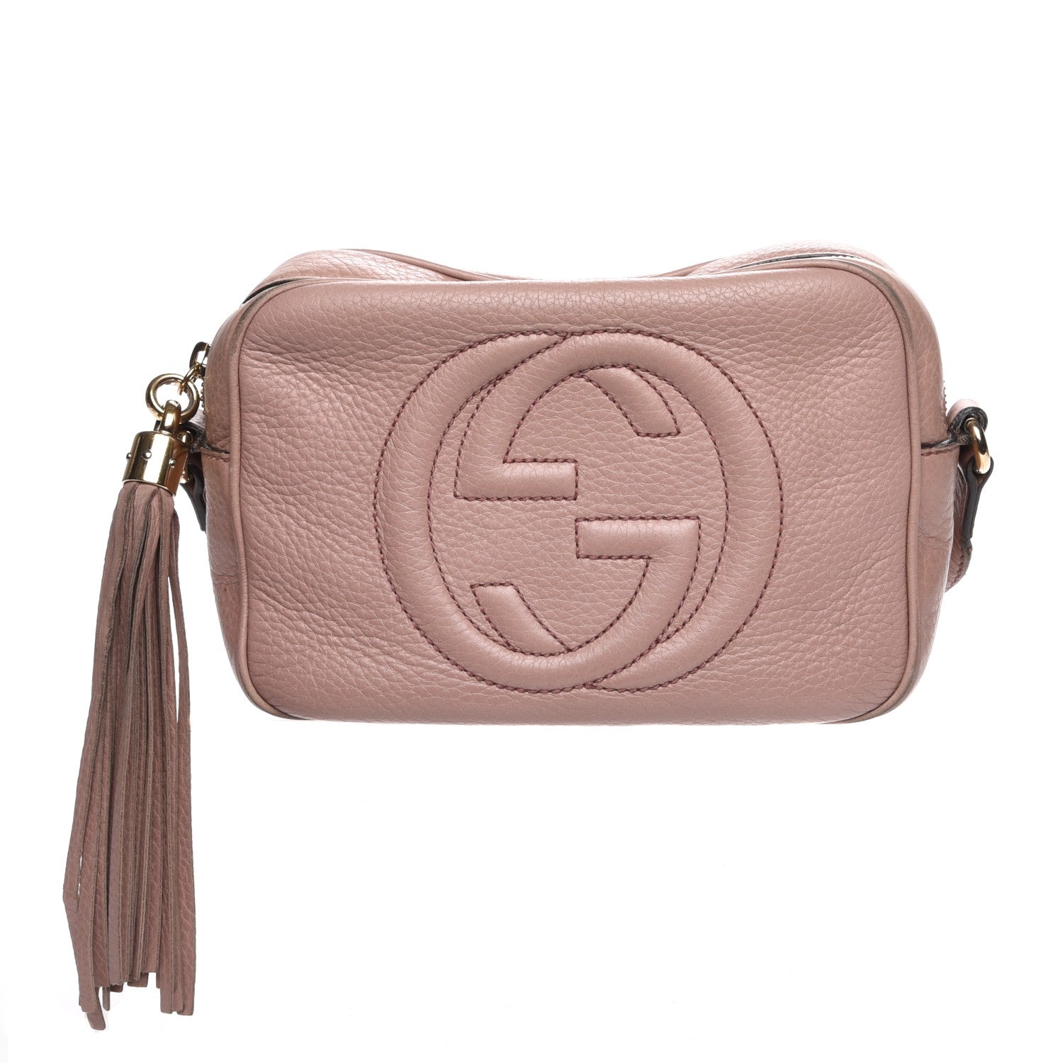 Gucci Cellarius Calfskin Small Soho Disco Bag Dark Cipria 1 of 7