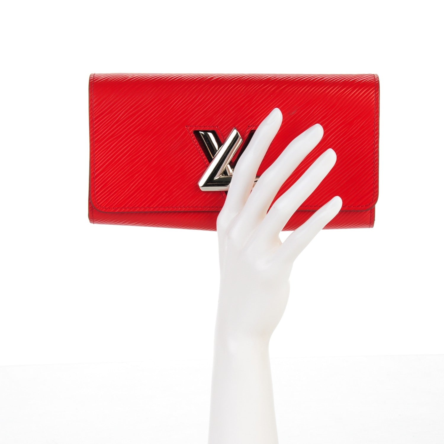 Louis Vuitton Epi Twist Wallet Coquelicot 2 of 11