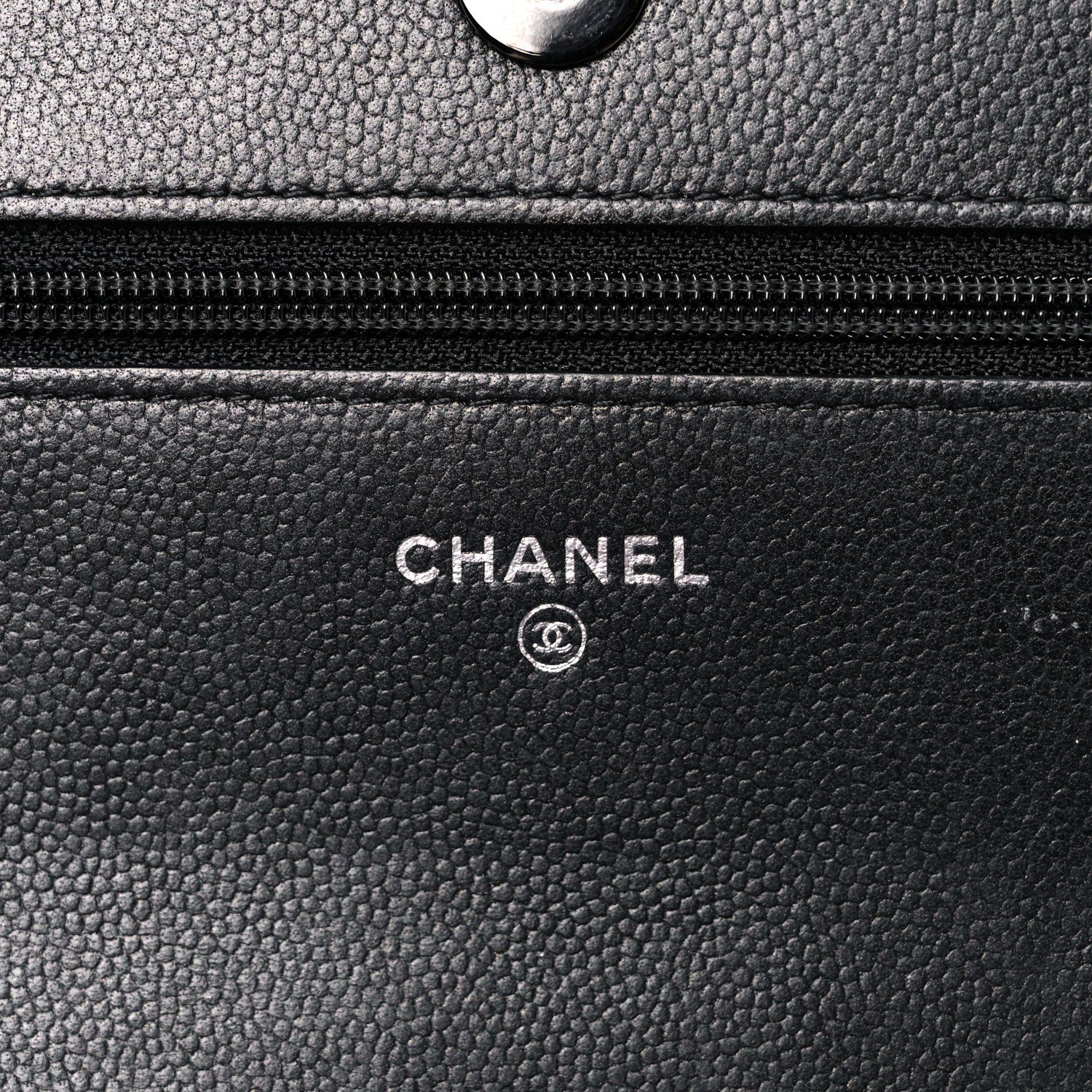 Chanel Caviar Quilted Boy Wallet On Chain WOC So Black 6 of 22