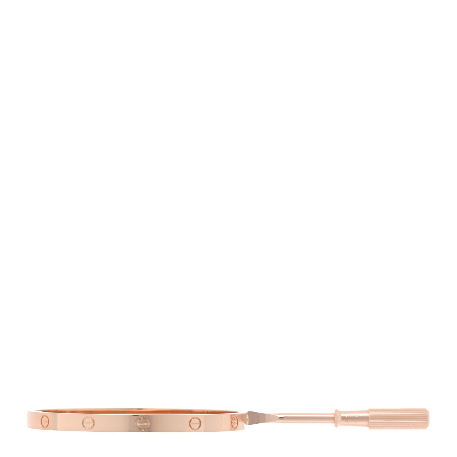 Cartier 18K Pink Gold Medium LOVE Bracelet 17 4 of 7