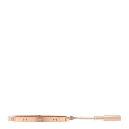 Cartier 18K Pink Gold Medium LOVE Bracelet 17 4 of 7
