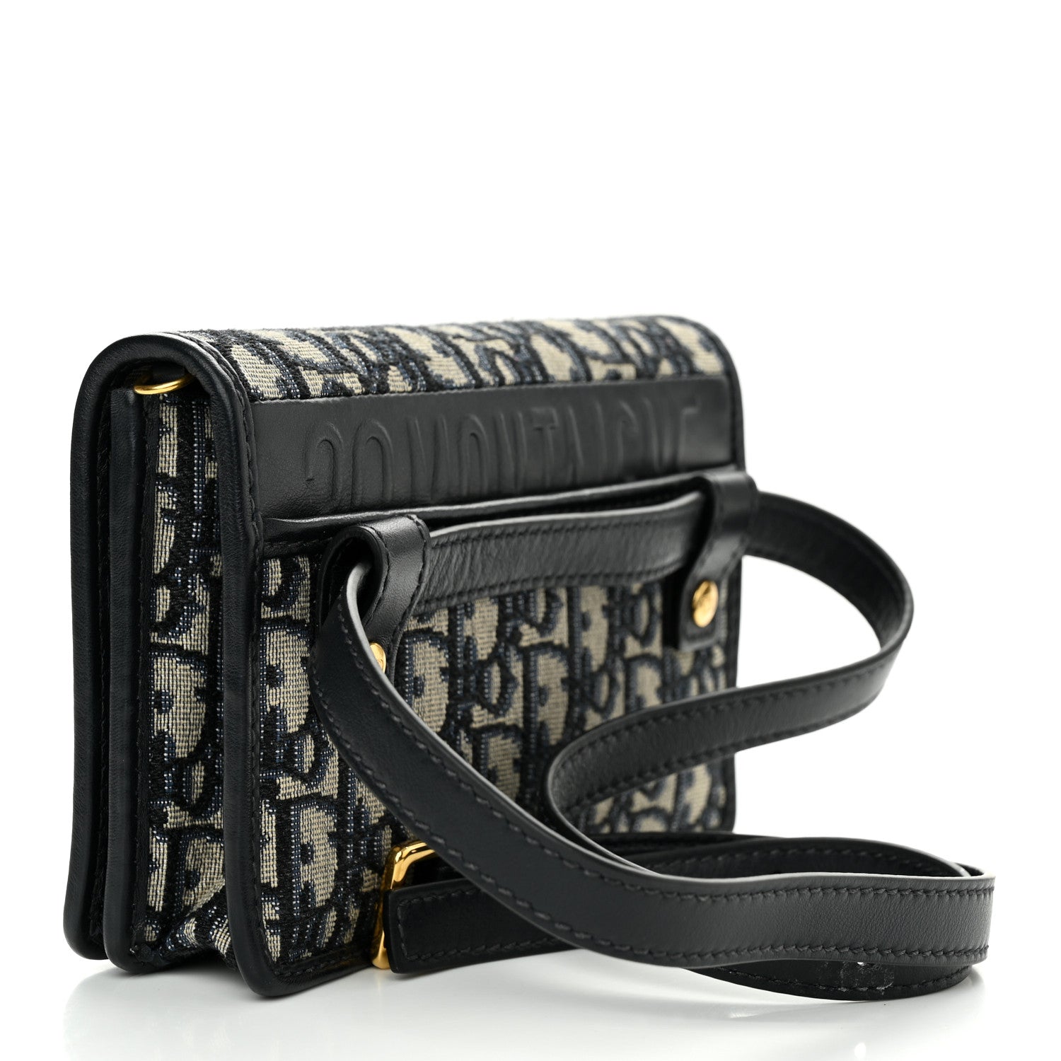 Christian Dior Oblique 30 Montaigne 2-In-1 Pouch Blue 3 of 13