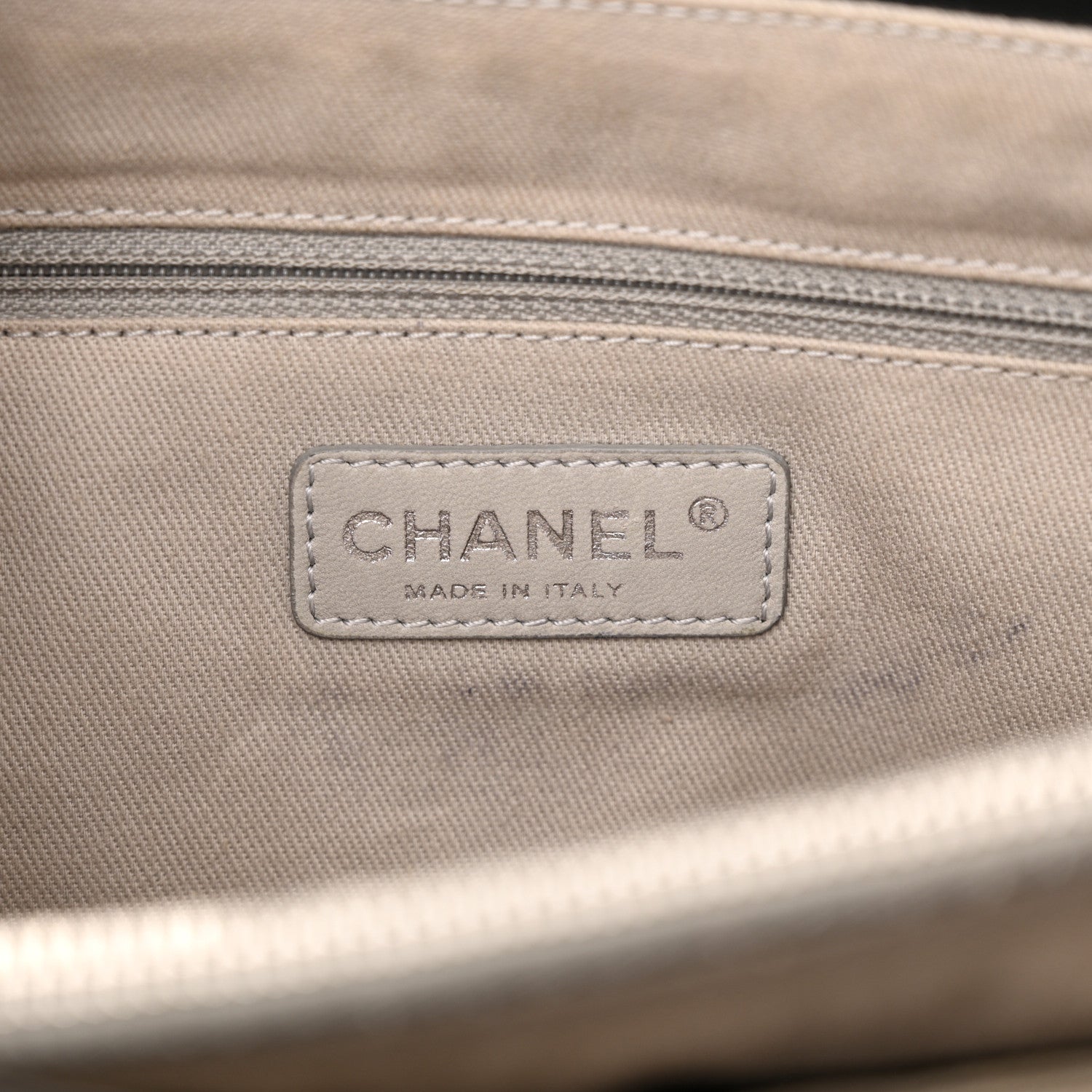 Chanel Aged Calfskin Quilted Be CC Tote Black 6 of 13