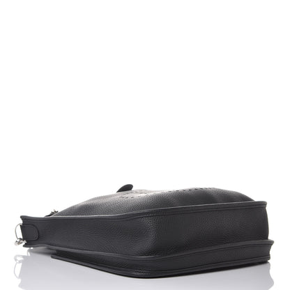 Hermes Taurillon Clemence Evelyne III PM Black 4 of 9