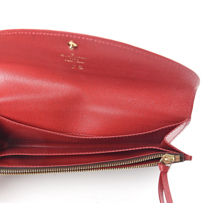 Louis Vuitton Damier Ebene Caissa Wallet Cherry 5 of 6