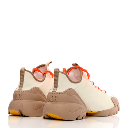 Christian Dior Neoprene Rubber Womens D-Connect Sneakers 38.5 White Beige 4 of 12