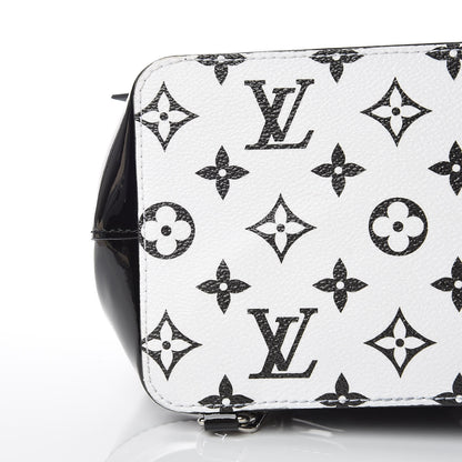 Louis Vuitton Patent Monogram Hot Springs Backpack Black White 6 of 11