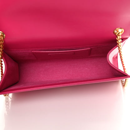 Saint Laurent Smooth Calfskin Medium Classic Monogram Kate Tassel Satchel Fuchsia 5 of 16