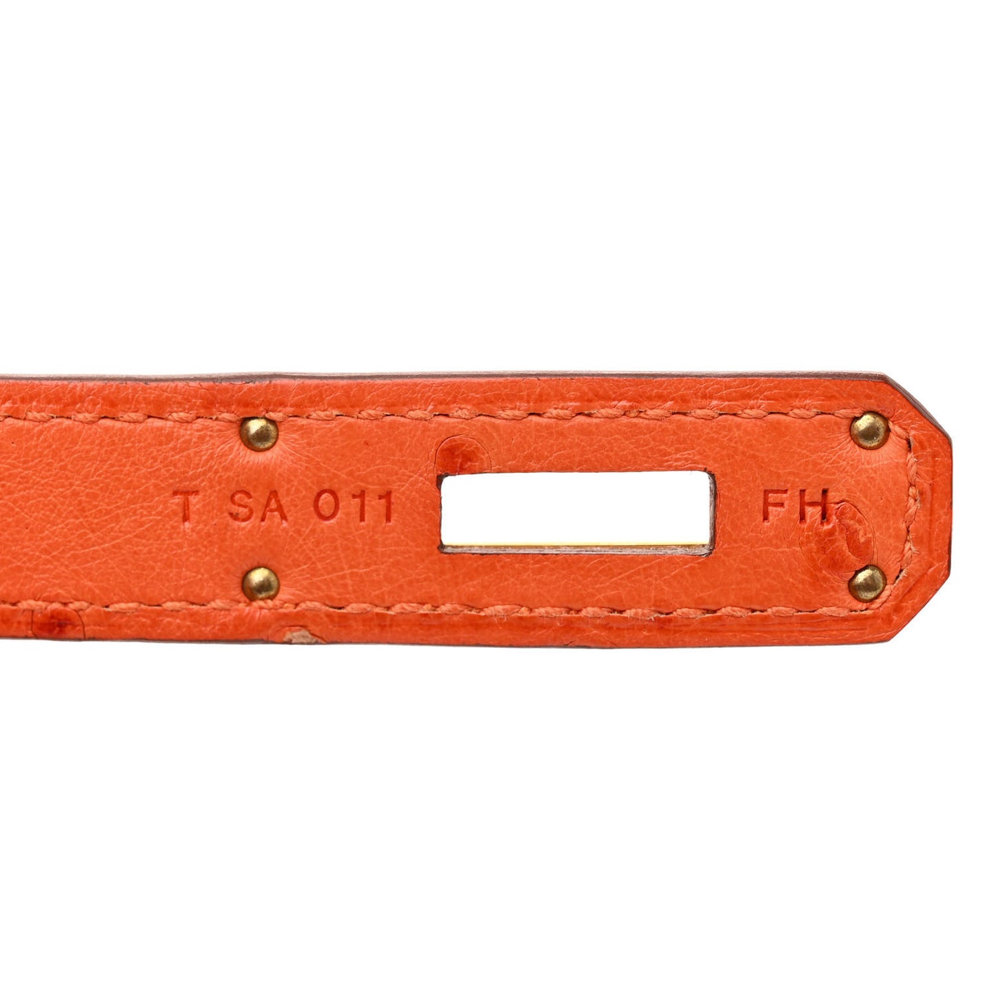 Ostrich Birkin 30 Orange